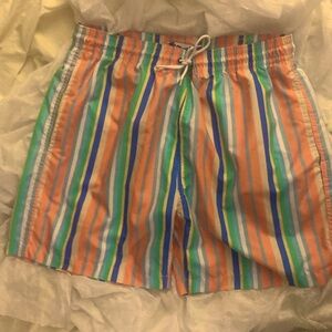 TRUNKS Men’s Capri Striped Pastel Swim Short‎ Size XL